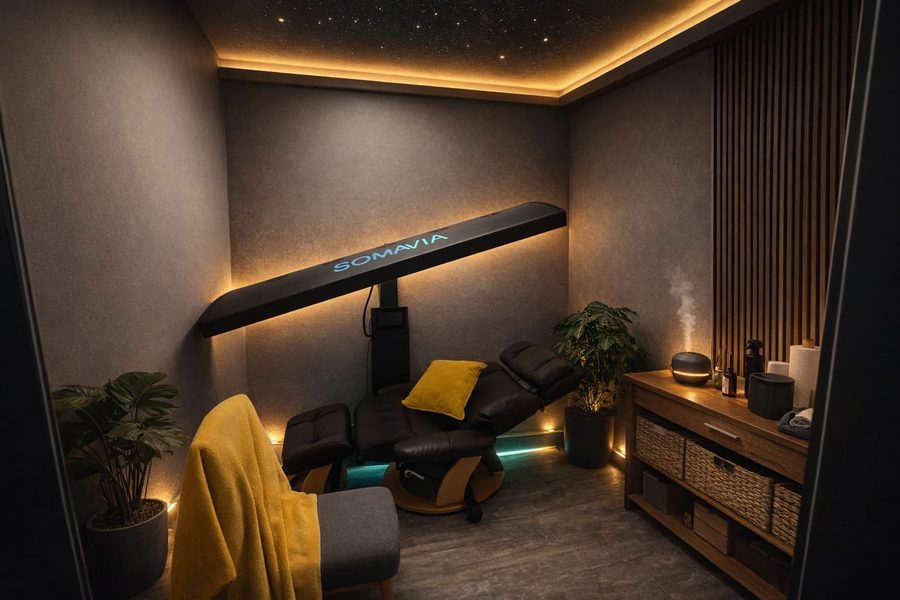 SOMAVIA Suite mit Lichtsystem, Ruhesessel und Aromatherapie